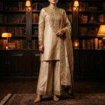 Embroidered Raw Silk 2-Piece - Image 2