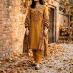 Noor Winter Khaddar Embroidered 3-Piece - Image 2