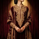 Zareen Velvet Embroidered Winter Suit 3-Piece - Image 2