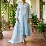 Chikankari Lawn Stitched Ensemble - Image 2