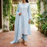 Chikankari Lawn Stitched Ensemble - Image 3