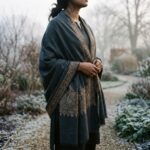 Luxury Pashmina Wool Shawl – Charcoal Grey