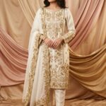 Silk Embroidered 3-Piece Ready To Wear